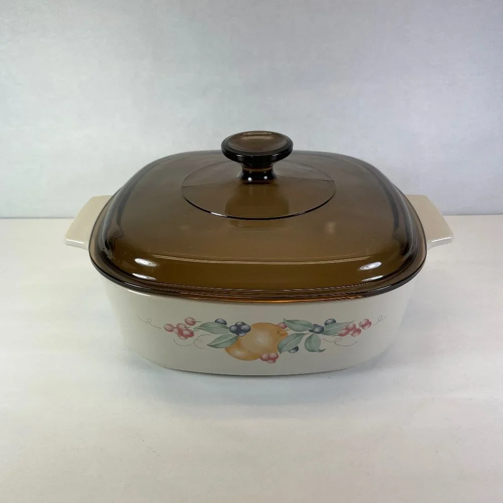 Corning Ware Abundance Fruit Casserole 2 Quart